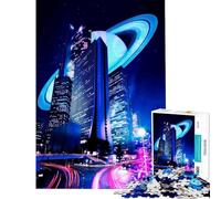 Puzzle per adulti da 1000 pezzi Saturno Attività divertenti da fare a casa Migliora la memoria Gioco pratico per adulti dai 14 anni in su (38x52cm)