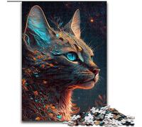 Puzzle per adulti da 1000 pezzi Savannah Cat Mythos, puzzle difficili per adulti per feste, compleanni e serate di giochi in famiglia, dimensioni 38x26cm