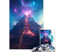 Puzzle per adulti da 1000 pezzi "Scala Mistica verso le Stelle" - Gioco educativo e stimolante ideale per rilassarsi e migliorare la memoria - Regalo di compleanno (Dimensioni 50x75cm)