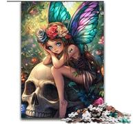 Puzzle per adulti da 1000 pezzi, scheletro elfo, puzzle difficili per adulti, ideali per decorare casa e ufficio, regalo perfetto per il compleanno (dimensioni 50x75cm)
