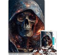 Puzzle per adulti da 1000 pezzi, scheletro, gioco stimolante e gioco per famiglie, regalo di compleanno, regali, arte murale (75x50cm)