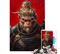 Puzzle per adulti da 1000 pezzi Scimmia Guerriera Iracona Gioco Divertente Giocattolo Avvincente per Coltivare la Pazienza Ottimo Regalo per Giocare Assemblaggio del Modello (dimensioni 50x75cm)