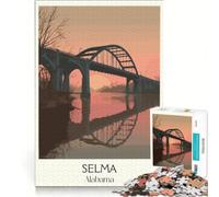 Puzzle per adulti da 1000 pezzi, Selma, Alabama, gioco rompicapo, per divertimento in famiglia, per rafforzare l'amore tra le coppie 38x52cm