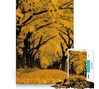 Puzzle per adulti da 1000 pezzi,sentiero autunnale alberato,decorazione pulita e adatta,gioco di sfida mentale,momento di relax,regalo di compleanno,arte (50x75cm)