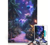 Puzzle per adulti da 1000 pezzi Sentiero mistico nella giungla Gioco impossibile Migliora la memoria con pezzi di forma casuale completamente ad incastro 38x26cm