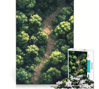 Puzzle per adulti da 1000 pezzi "Sentiero nella foresta", gioco rilassante, interazione genitore-figlio, regalo di compleanno, regalo di viaggio 50x75cm