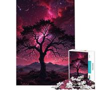 Puzzle per adulti da 1000 pezzi Sentinella Cosmica L'Albero dell'Eternità Un gioco impegnativo da completare un rompicapo per ragazzi dai 14 anni in su 50x75cm