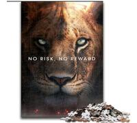 Puzzle per adulti da 1000 pezzi, senza rischi e senza ricompense, in legno, perfetti come decorazioni fai da te o come regalo di compleanno, 50x75cm, gioco interattivo per famiglie