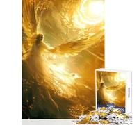 Puzzle per adulti da 1000 pezzi Serafini d'oro giocattolo educativo idee regalo per giochi educativi che migliorano l'amore tra coppie dimensioni 38x26cm