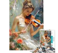 Puzzle per adulti da 1000 pezzi "Serenata di archi" per compleanno Natale decorazione per la casa gioco per famiglie dai 14 anni in su 38x52cm