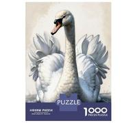 Puzzle Per Adulti Da 1000 Pezzi Serene Swan Puzzle Per Adulti Giochi Per Famiglie Difficili Impegnativi Da Completare 38x26cm/1000pcs