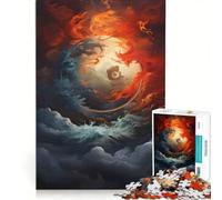 Puzzle per adulti da 1000 pezzi Serenity In Motion gioco impossibile migliora la memoria con pezzi di forma casuale completamente ad incastro 50x75cm