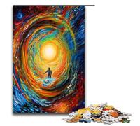 Puzzle per adulti da 1000 pezzi Sguardo all'infinito gioco intellettuale ideale come regalo per tutta la famiglia 75x50 cm