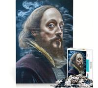 Puzzle per adulti da 1000 pezzi "Shakespeare nel fumo" gioco pratico rilassante e stimolante per la mente regalo di compleanno regalo di viaggio 38x52cm