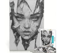 Puzzle per adulti da 1000 pezzi "Shattered Splendor" gioco pratico rilassante e stimolante per la mente regalo di compleanno regalo di viaggio 38x26cm