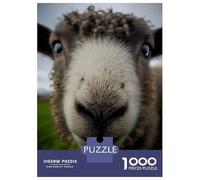 Puzzle Per Adulti Da 1000 Pezzi Sheep with A Big Nose Puzzle Per Adulti Gioco Pratico Sfida Difficile Aiuta Ad Allenare Il Cervello 52x38cm/1000pcs