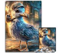 Puzzle per adulti da 1000 pezzi, Sherlock Holmes, il gabbiano, giocattoli educativi per l'apprendimento, ideali come regali per tutta la famiglia dai 14 anni in su, 26x38cm