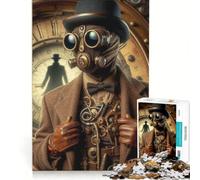 Puzzle per adulti da 1000 pezzi Sherlock Holmes Steampunk gioco pratico rilassante e stimolante per la mente regalo di compleanno regalo di viaggio 38x26cm