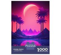 Puzzle Per Adulti Da 1000 Pezzi Shining Ascents Synthwave Puzzle Per Adulti Giochi Rilassanti Assemblaggio Di Modelli Regali Di Natale E Compleanno 70x50cm/1000pcs