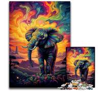 Puzzle per adulti da 1000 pezzi Sinfonia degli elefanti Puzzle di carta Regalo perfetto per familiari e amici Adatto per età 1000 pezzi (38x26 cm)