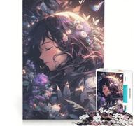 Puzzle per adulti da 1000 pezzi "Sogni d'oro" divertente gioco rilassante e stimolante per la mente con Babbo Natale 50x75cm