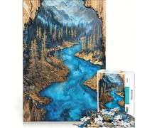 Puzzle per adulti da 1000 pezzi "Sogni nel bosco" giochi per famiglie analisi e logica regalo per amici e parenti 50x75cm