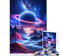 Puzzle per adulti da 1000 pezzi Solitudine celeste Decorazione per la casa Giocattoli Regalo divertente Gioco educativo Decompressione intellettuale Dimensioni 38x26cm