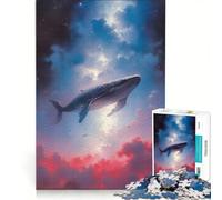 Puzzle per adulti da 1000 pezzi "Sopra le nuvole rosse", gioco rompicapo, difficile, ideale come regalo per tutta la famiglia 50x75cm