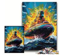 Puzzle per adulti da 1000 pezzi, sottomarini colorati, puzzle difficili per adulti, 50x75cm, attività divertenti da fare a casa, regalo di compleanno, regali da viaggio