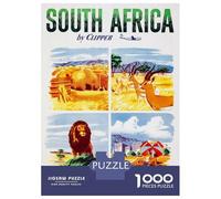 Puzzle Per Adulti Da 1000 Pezzi South Africa Travel Puzzle Per Adulti Gioco Pratico Sfida Difficile Aiuta Ad Allenare Il Cervello 38x26cm/1000pcs