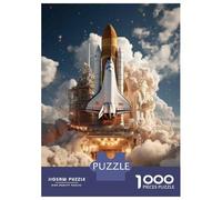 Puzzle Per Adulti Da 1000 Pezzi Space Shuttle Launch-2 Puzzle Per Adulti Gioco Rompicapo Analisi E Logica Attività Divertenti Da Fare A Casa, 70x50cm/1000pcs