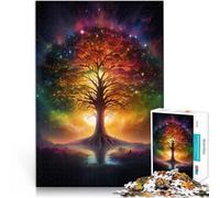 Puzzle per adulti da 1000 pezzi Spazio dell'albero Fatto di legno da 14 anni in su Giochi rilassanti Migliorare l'amore tra le coppie misurare：50x75cm