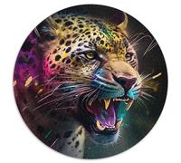 Puzzle per adulti da 1000 pezzi Spirit Leopard Puzzle difficili per adulti Natale o compleanni (dimensioni 67,5x67,5 cm)