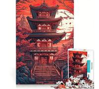 Puzzle per adulti da 1000 pezzi Spirito dei Templi gioco rilassante decorazione perfetta compleanno e Natale 50x75cm