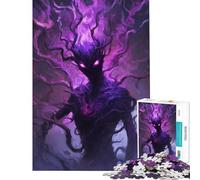 Puzzle per adulti da 1000 pezzi "Spirito della Foresta Oscura" - Gioco avvincente per coltivare la pazienza ideale per tutta la famiglia e migliorare la memoria Ottimo regalo (Dimensioni 38x52cm)