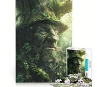 Puzzle per adulti da 1000 pezzi "Spirito dell'albero con trifoglio" gioco divertente rilassante per la mente per rafforzare l'amore tra le coppie 38x52cm