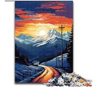 Puzzle per adulti da 1000 pezzi, Splendidi puzzle Aurora Boreale in legno, gioco educativo e divertente per interni, decorazione per la casa, 1000 pezzi(50x75cm)