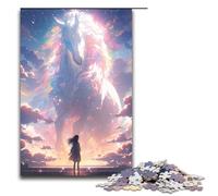Puzzle per adulti da 1000 pezzi splendido cielo stellato cavallo zodiacale giocattolo intellettuale ideale come regalo per tutta la famiglia 75x50 cm
