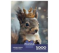 Puzzle Per Adulti Da 1000 Pezzi Squirrel King Puzzle Per Adulti Giochi Rilassanti Difficili Ottimo Regalo Per I Giocatori 52x38cm/1000pcs