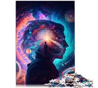 Puzzle per adulti da 1000 pezzi Stampe digitali con viaggi astrali gioco intellettuale 26x38 cm per alleviare lo stress per le vacanze a casa per il passatempo