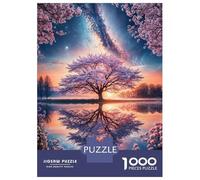Puzzle Per Adulti Da 1000 Pezzi Starlit Sakura Sanctuary Puzzle Per Adulti Gioco Pratico Assemblaggio Del Modello Difficile Da Completare 52x38cm/1000pcs