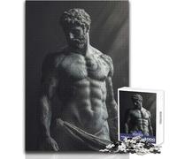 Puzzle per adulti da 1000 pezzi, statua antica di Ercole, perfetto per trascorrere ore tranquille e di svago, giocattolo di alta qualità con taglio preciso, dimensioni 50x75cm