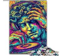 Puzzle per adulti da 1000 pezzi, statua del David di Michelangelo in stile pop-art, giocattolo educativo intellettuale decomprimente, ideale come regalo per tutta la famiglia (dimensioni 26x38cm)