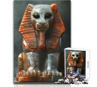 Puzzle per adulti da 1000 pezzi, statua della Sfinge, gioco di sfida unico, decorazione artistica per la casa, regalo per compleanni, dimensioni 38x52cm