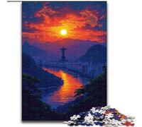 Puzzle per adulti da 1000 pezzi, statue cristiane colorate in legno, attività divertente per la casa, 50x75cm, attività divertente per la famiglia, sfida per la mente, regalo perfetto per adolescenti