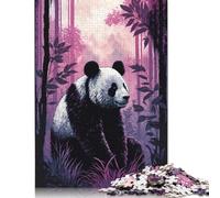 Puzzle per adulti da 1000 pezzi, stile Panda Art, 5 pezzi, puzzle per adulti, puzzle per adulti, gioco educativo, sfida, giocattolo, 1000 pezzi (75x50 cm)