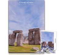 Puzzle per adulti da 1000 pezzi Stonehenge, divertimento in famiglia e serata di giochi, ma anche un regalo divertente e umoristico, dimensioni 38x52cm