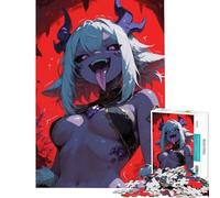 Puzzle per adulti da 1000 pezzi Succube Demone Ragazza con le Corna Gioco educativo Gioco intellettuale Ottimo regalo per gli amanti dei giochi Sfida impegnativa (Dimensioni 38x52cm)