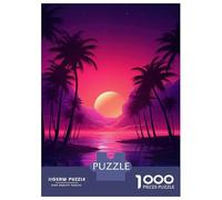 Puzzle Per Adulti Da 1000 Pezzi Surreal Synthwave Oasis Puzzle Per Adolescenti Giochi Divertenti Analisi E Logica Difficile E Sfida 38x26cm/1000pcs
