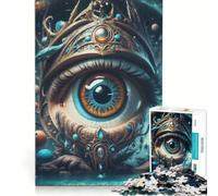 Puzzle per adulti da 1000 pezzi surreale con paesaggio e vista gioco impossibile ideale per passare il tempo durante le vacanze compleanno e Natale 38x26cm